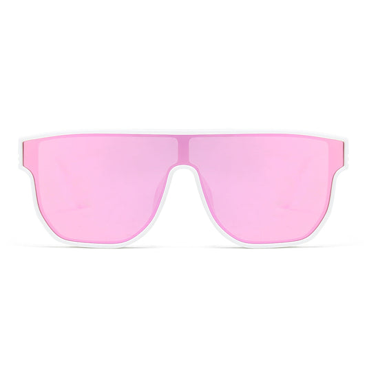 aviator sunglasses with glossy lenses